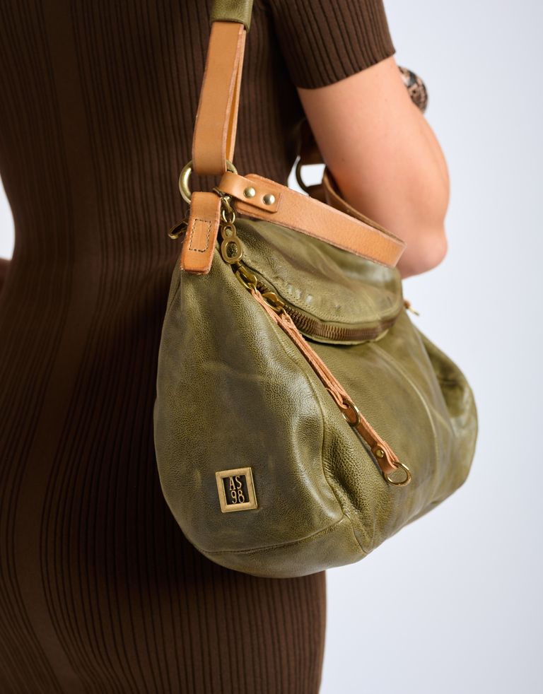 נעלי נשים - A.S. 98 - תיק צד VIOLETTA - חאקי2