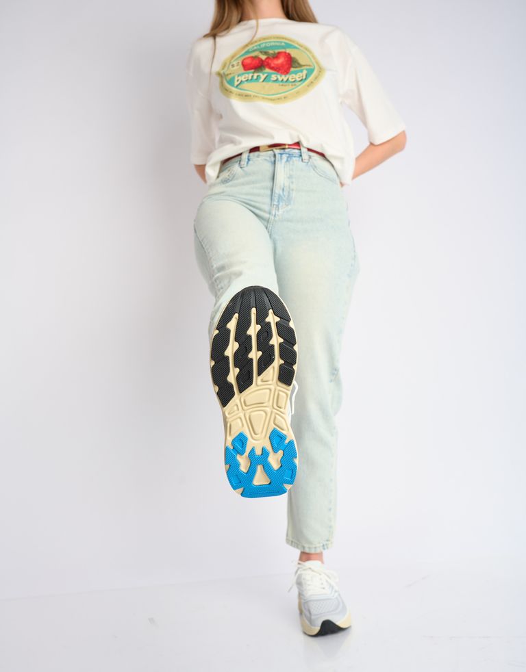 נעלי נשים - Fessura - סניקרס SPEED - לבן3