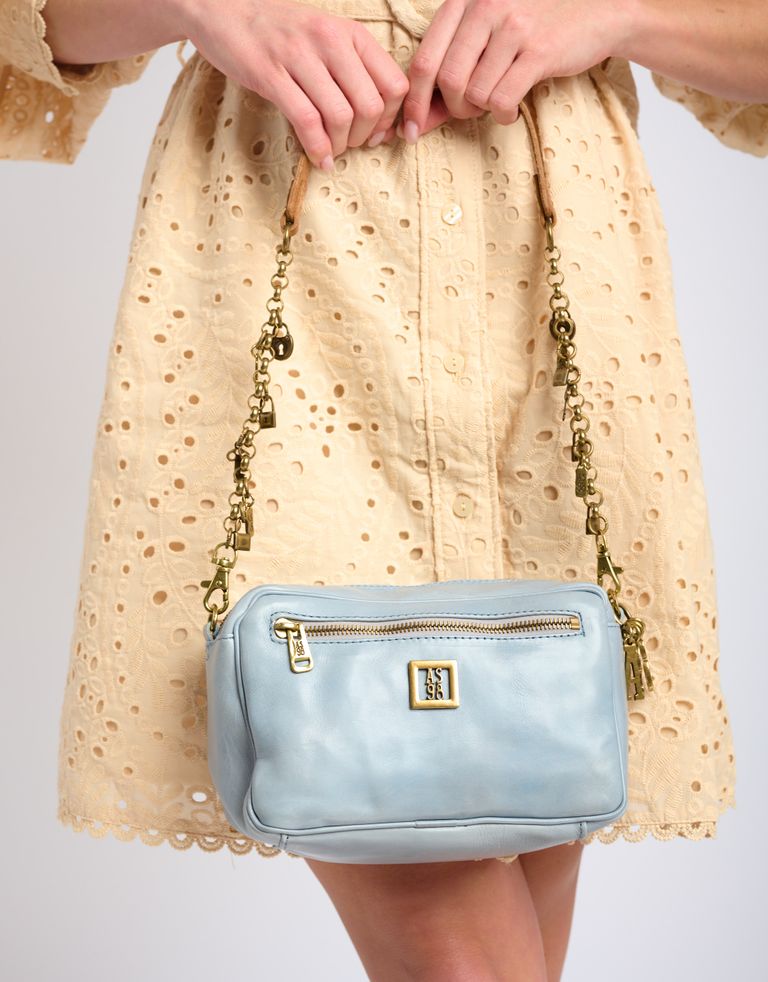 נעלי נשים - A.S. 98 - תיק ניטים PAULA - תכלת4