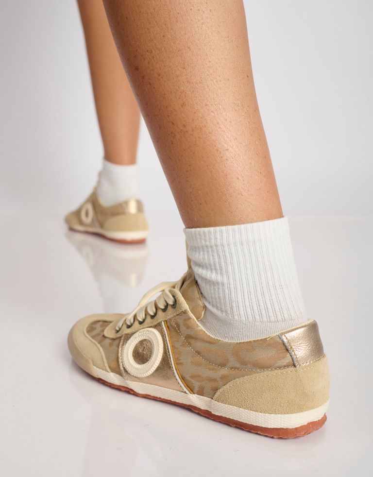 נעלי גברים - Aro - סניקרס מנומרות MAY - בז'3