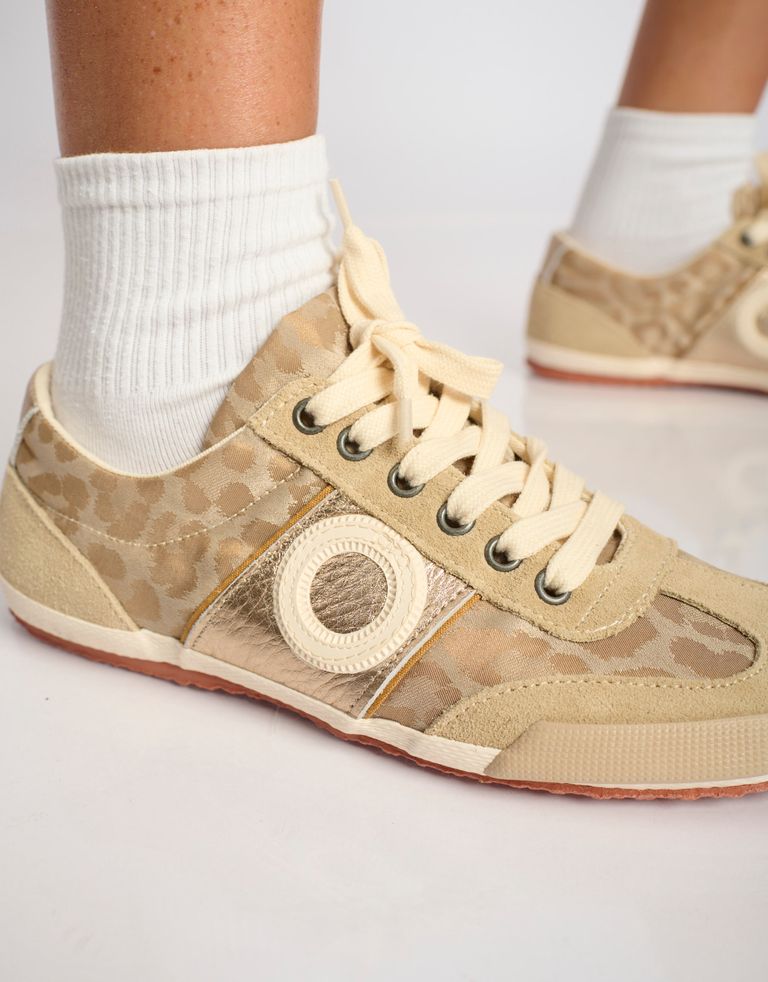 נעלי גברים - Aro - סניקרס מנומרות MAY - בז'4