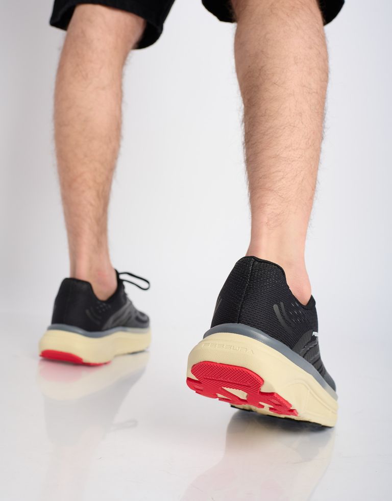 נעלי גברים - Fessura - סניקרס SPEED - שחור2