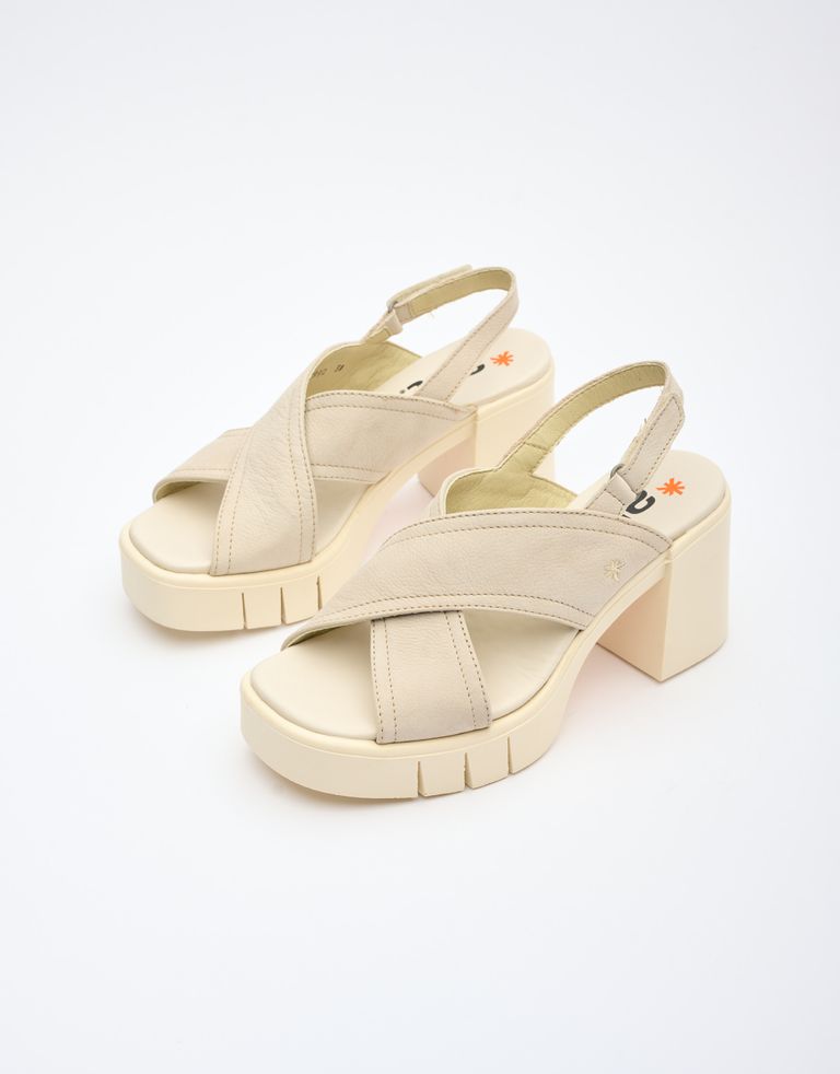 נעלי נשים - Art - סנדלי איקס עקב EVISSA - אופוויט4