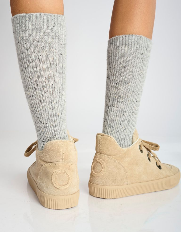 נעלי נשים - Aro - מגפונים עם שרוכים NOELLE - בז'3