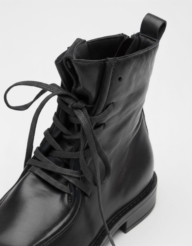 נעלי נשים - Mjus - מגפונים עם שרוכים FABIA - שחור4