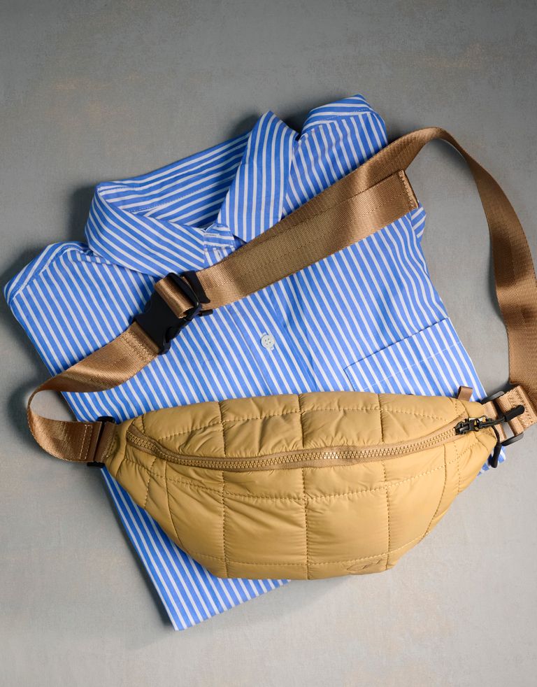 נעלי נשים - Arkk - תיק פאוצ' PADDED BUMBAG - חום בהיר1