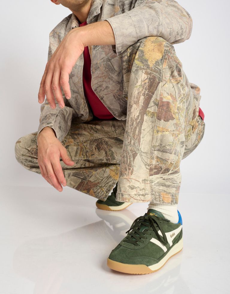 נעלי נשים - Gola - סניקרס זמש TORNADO 88 - ירוק1