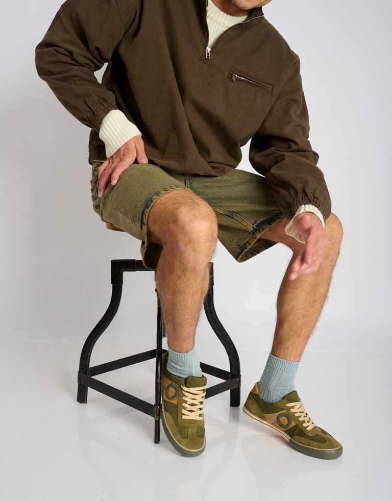 נעלי גברים - Aro - סניקרס POL - ירוק3