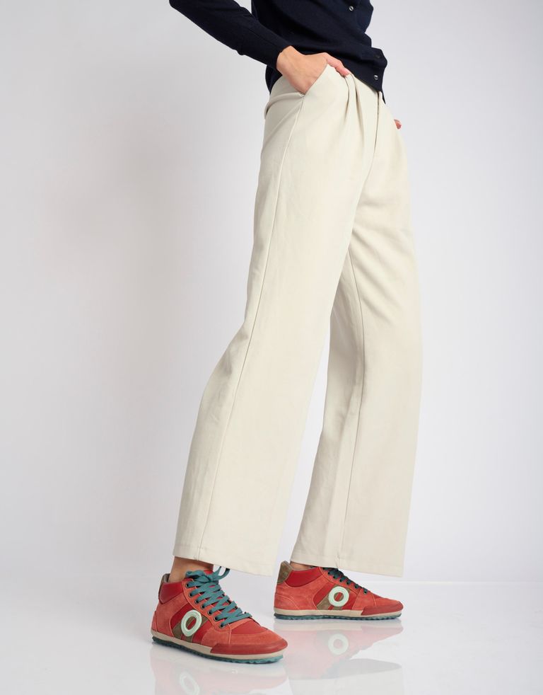 נעלי נשים - Aro - סניקרס גבוהות מעור  IDO - אדום2