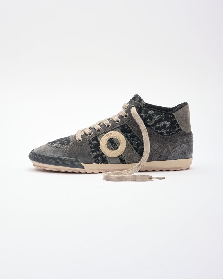 נעלי נשים - Aro - סניקרס גבוהות מנומרות IDO - אפור4