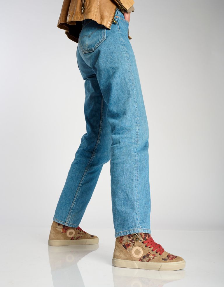 נעלי נשים - Aro - סניקרס פרחוניות EMMA - חום3