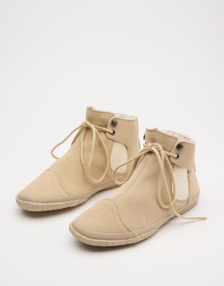 נעלי נשים - Aro - מגפוני זמש WILLY - בז'3