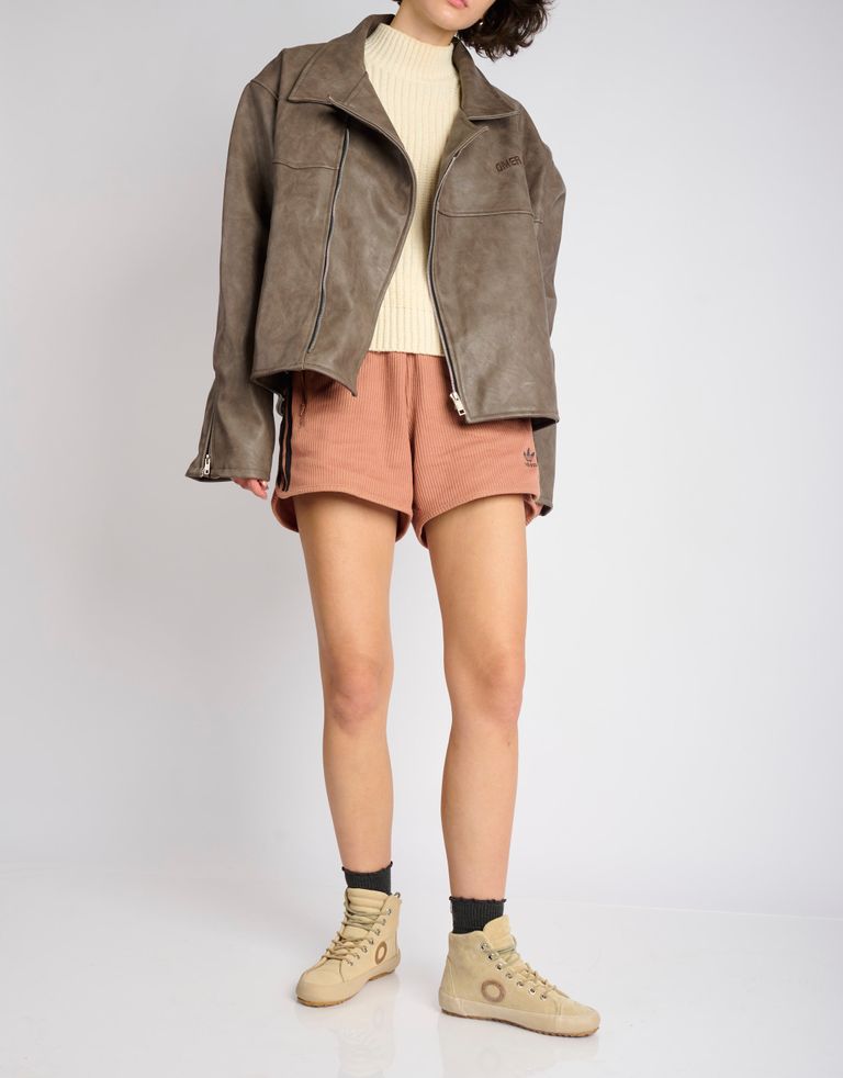 נעלי נשים - Aro - סניקרס זמש גבוהות WEN - בז'2