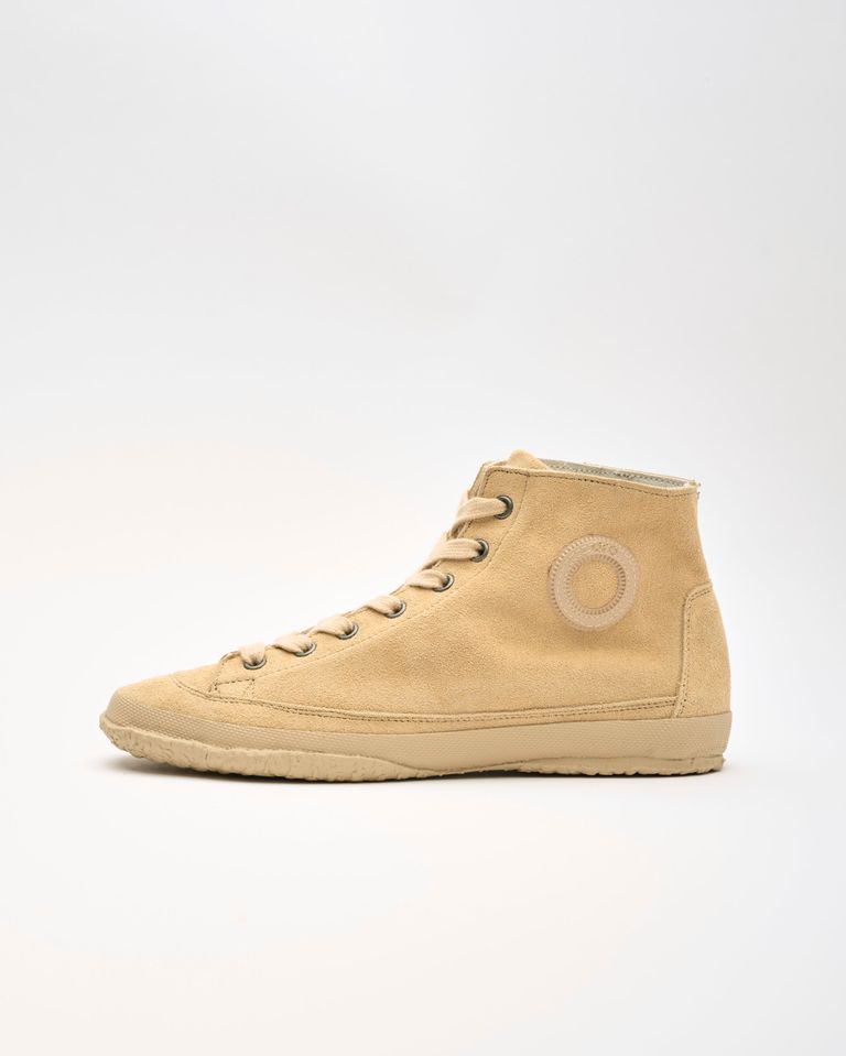 נעלי נשים - Aro - סניקרס עור גבוהות WILLY - בז'4