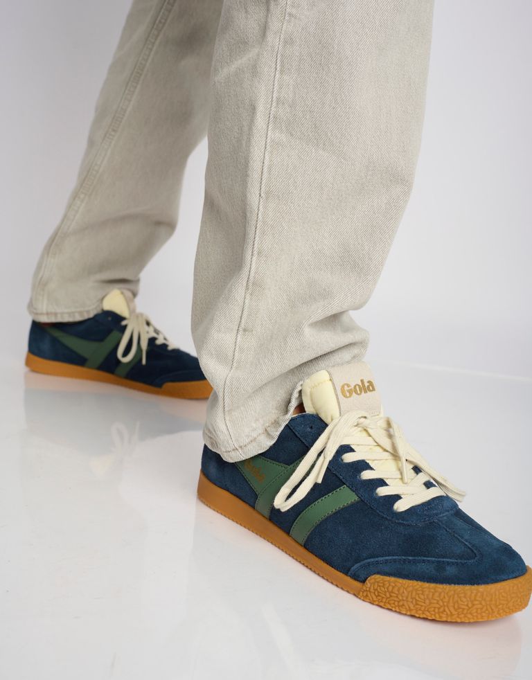 נעלי גברים - Gola - סניקרס ELAN צבעוני - כחול   ירוק1