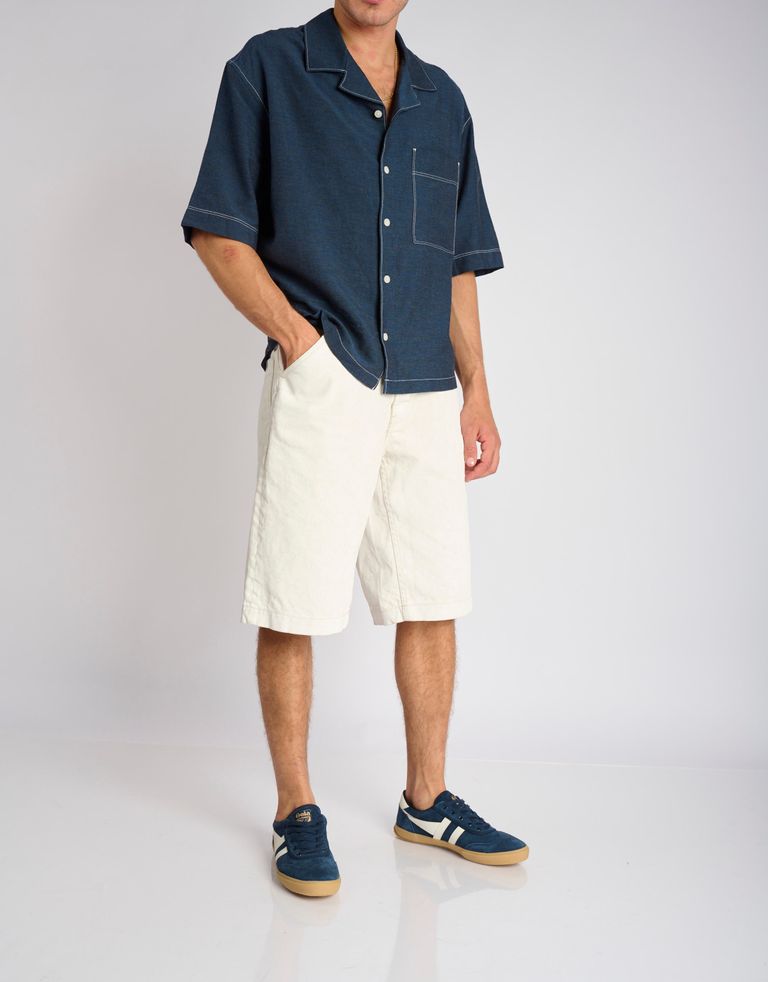 נעלי גברים - Gola - סניקרס זמש BADMINTON - כחול1