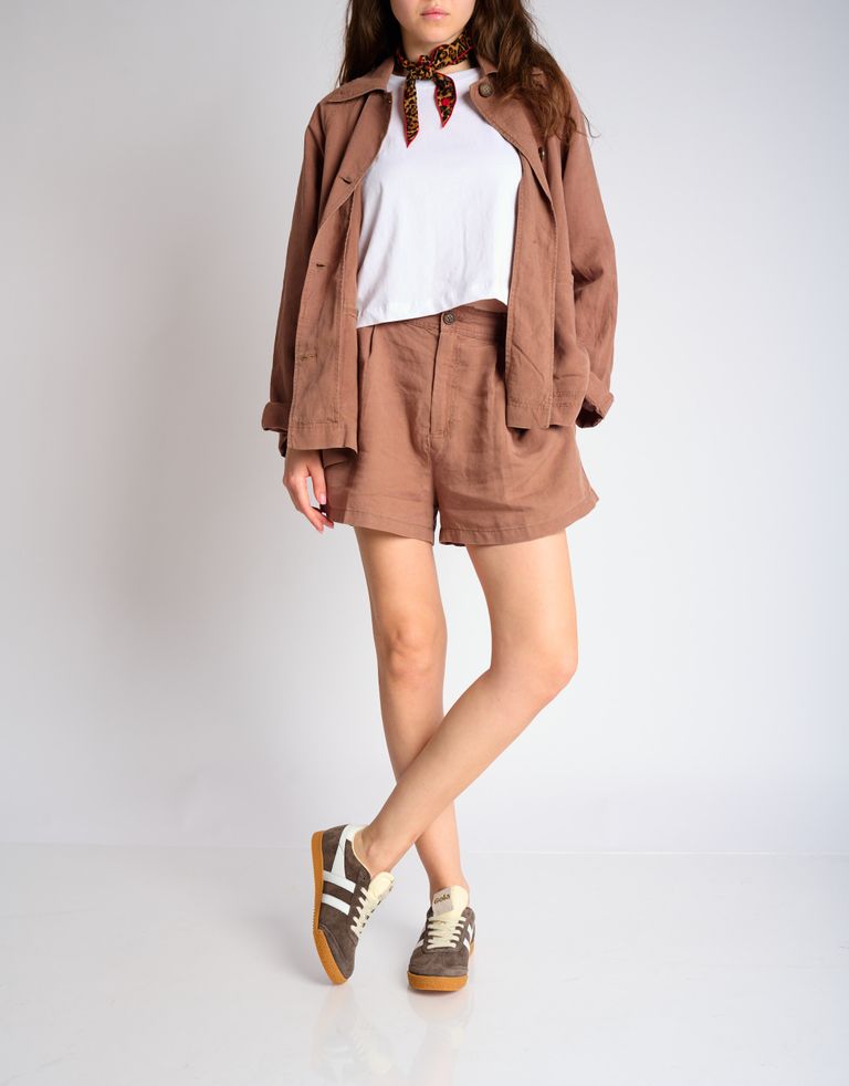 נעלי נשים - Gola - סניקרס ELAN - חום כהה1