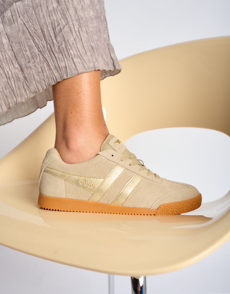 נעלי נשים - Gola - סניקרס HARRIER MIRROR - בז'2