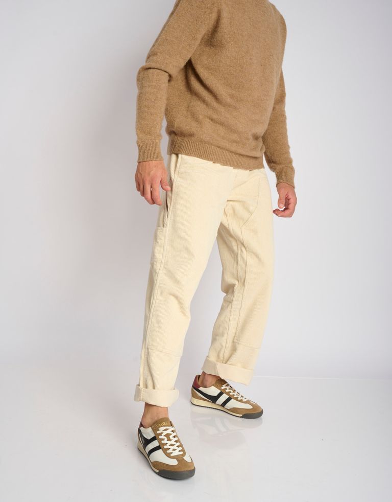 נעלי גברים - Gola - סניקרס TORNADO - לבן   חום2