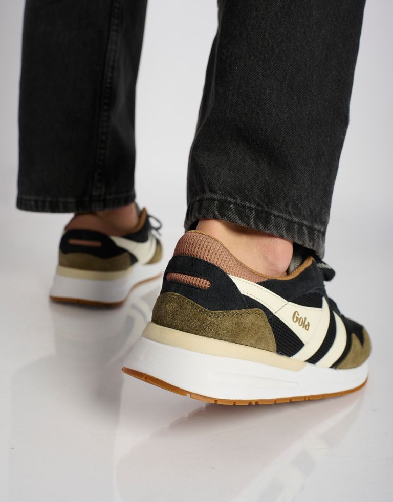 נעלי גברים - Gola - סניקרס בד וזמש DELTA - שחור3