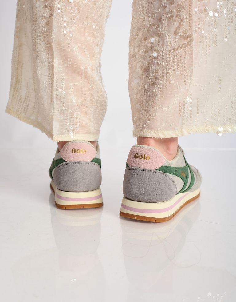 נעלי נשים - Gola - סניקרס DAYTONA BLAZE - כסף   ירוק4