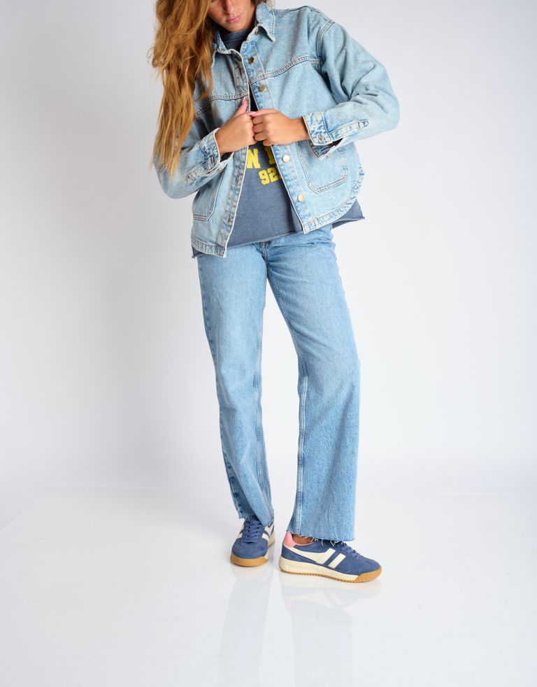 נעלי נשים - Gola - סניקרס זמש  TORNADO 88 - כחול3