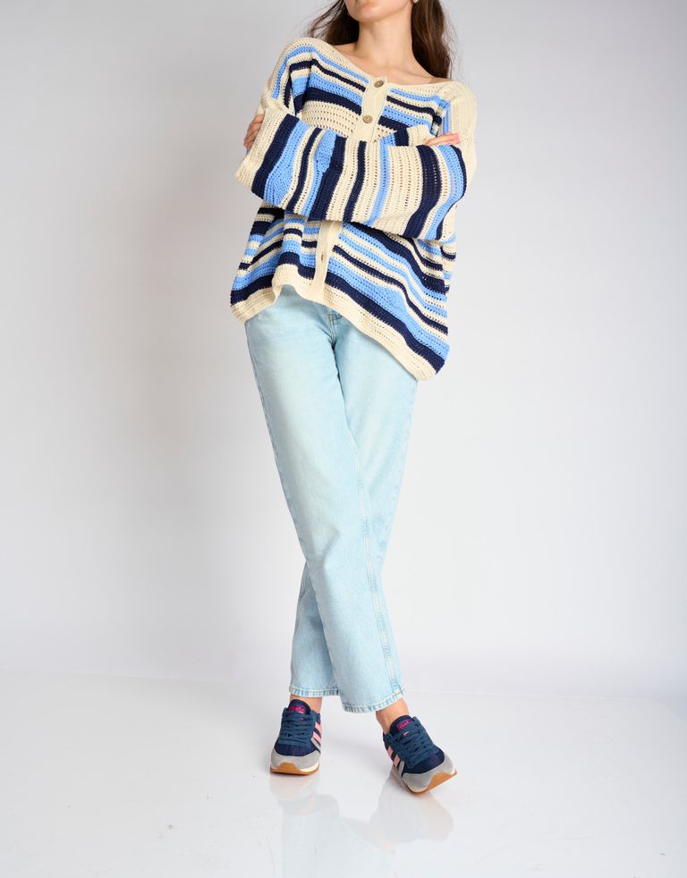 נעלי נשים - Gola - סניקרס DAYTONA - כחול   ורוד3