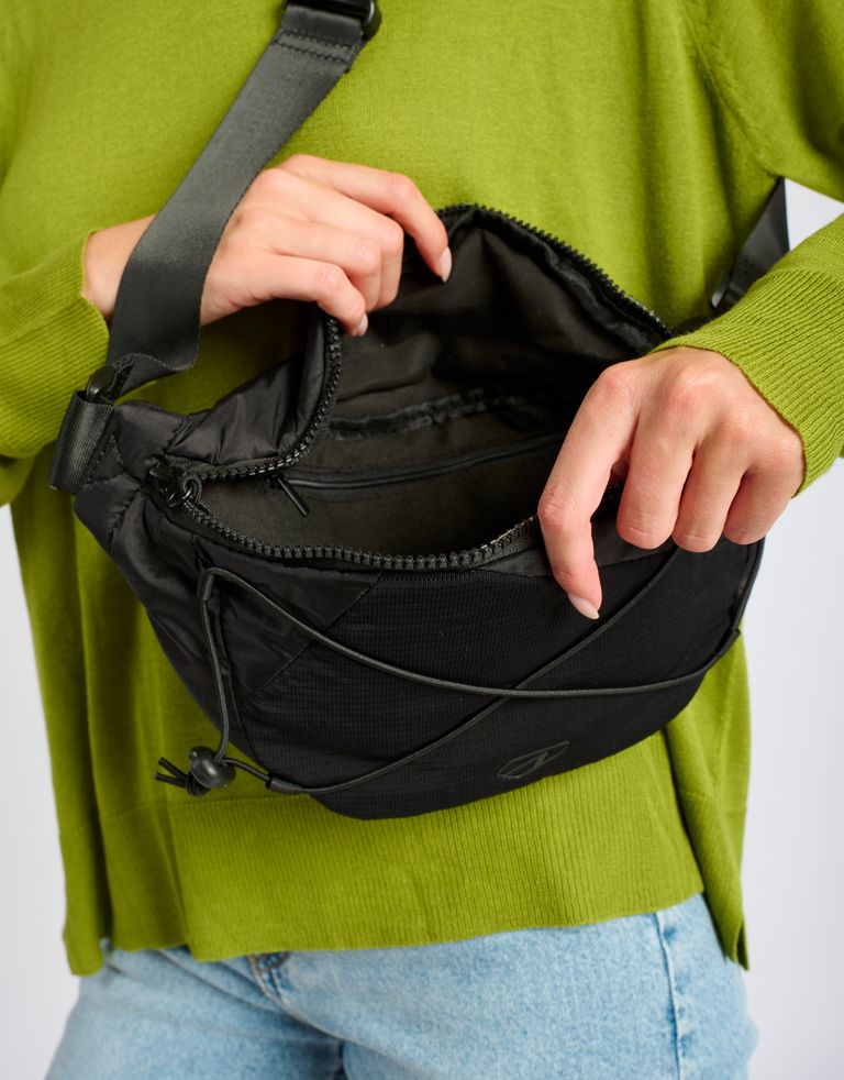 נעלי נשים - Arkk - תיק פאוצ' ניילון BUMBAG - שחור2