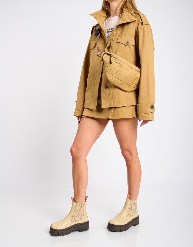 נעלי נשים - Arkk - תיק פאוצ' PADDED BUMBAG - חום בהיר4