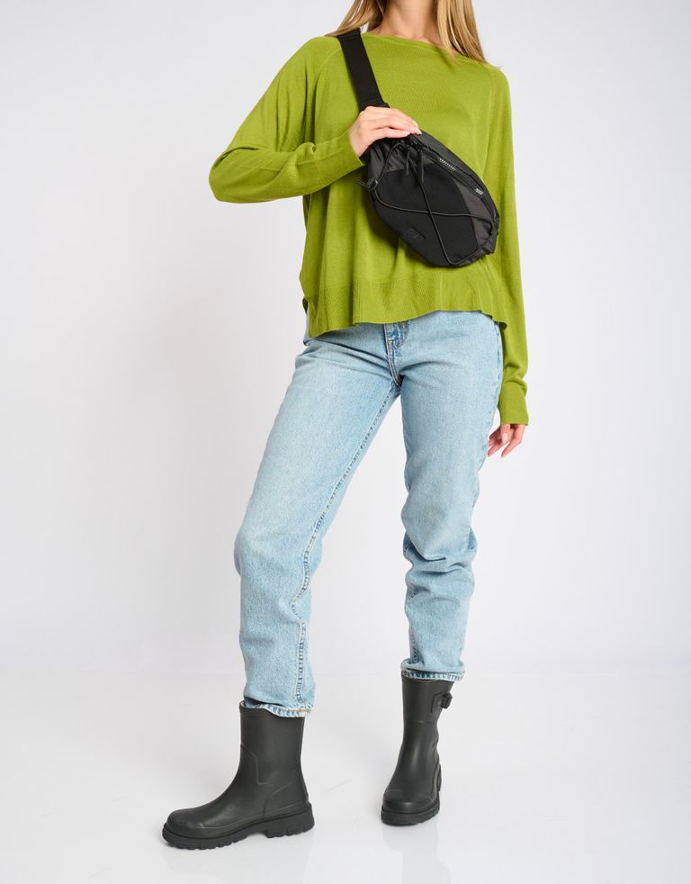 נעלי נשים - Arkk - תיק פאוצ' ניילון BUMBAG - שחור4