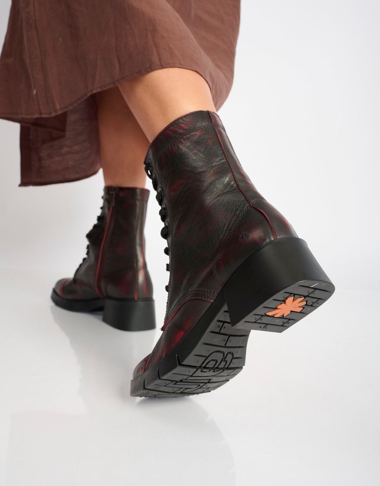 נעלי נשים - Art - מגפון שרוכים VARSOVIA - בורדו4