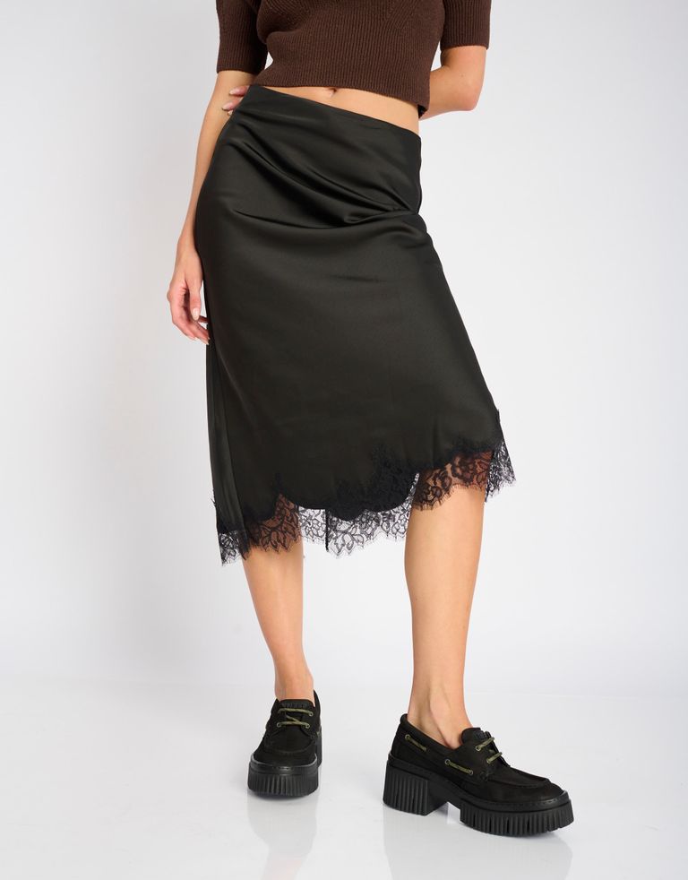 נעלי נשים - Art - נעלי מוקסין עם שרוך YORK - שחור4