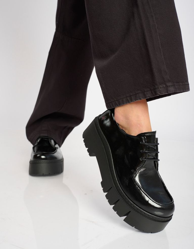 נעלי נשים - Art - נעלי פלטפורמה LEEDS - שחור1