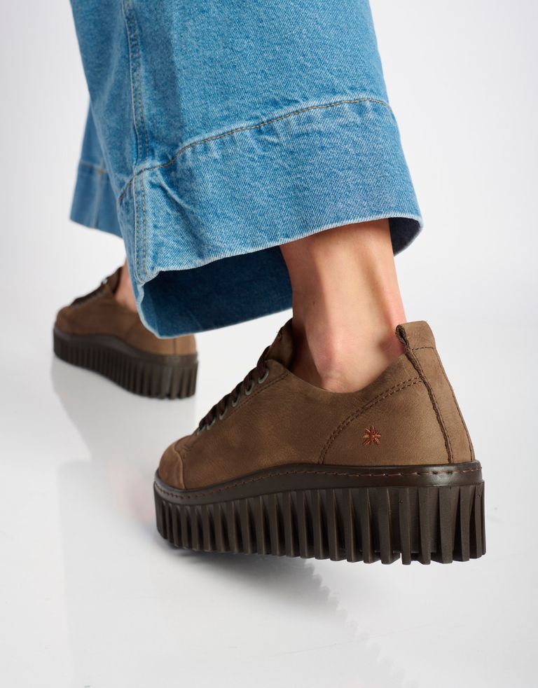 נעלי נשים - Art - נעלי עור שרוכים BRIGHTON - חום3