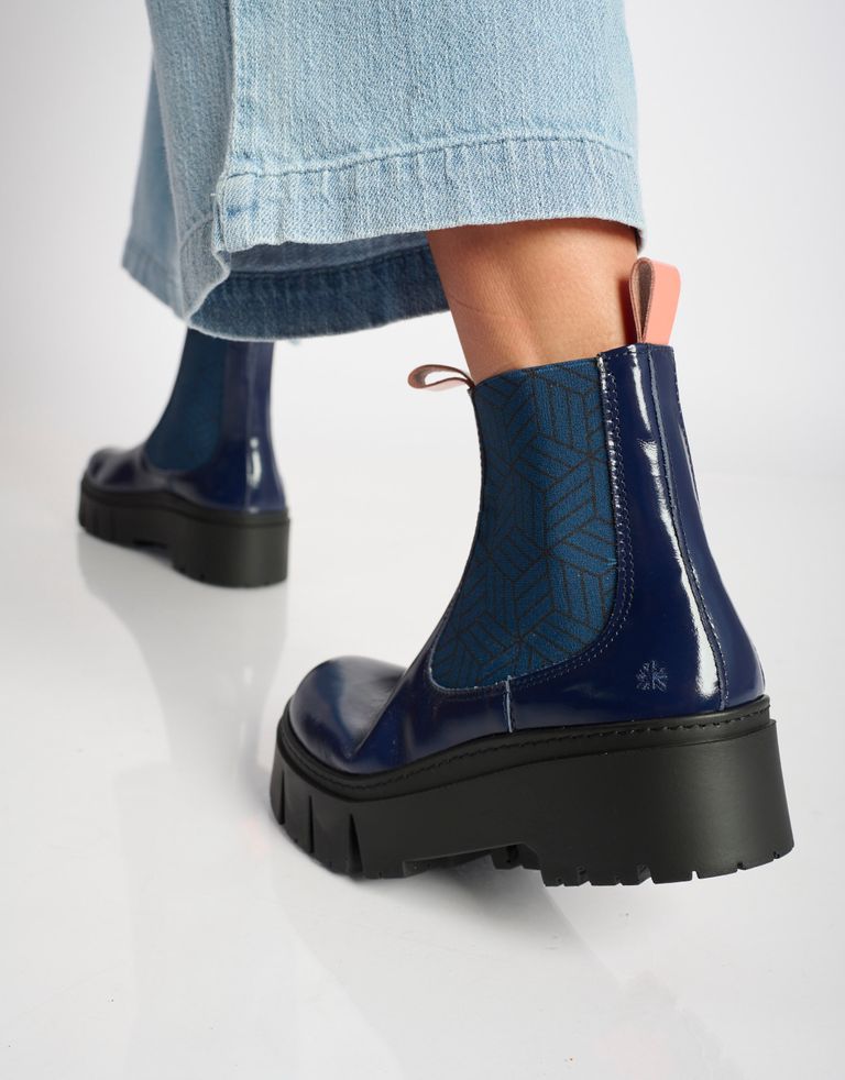 נעלי נשים - Art - מגפוני צ'לסי LEEDS - כחול3