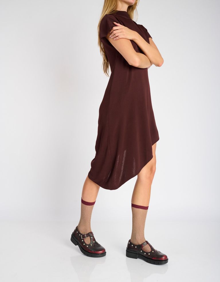 נעלי נשים - Art - נעלי בובה עם ניטים OXFORD - בורדו4