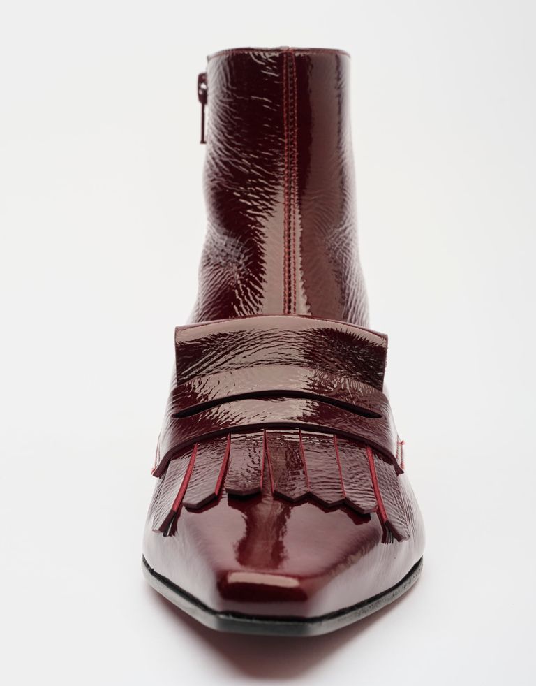 נעלי נשים - Chie Mihara - מגפונים שטוחים GATUSA - בורדו1