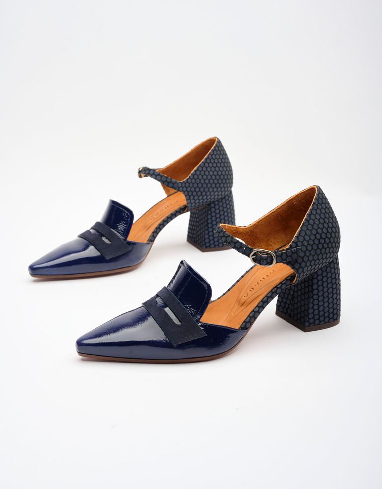 נעלי נשים - Chie Mihara - נעלי עקב ALINEA - כחול3