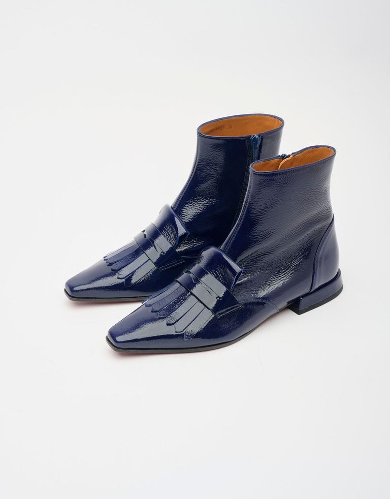 נעלי נשים - Chie Mihara - מגפונים שטוחים GATUSA - כחול3