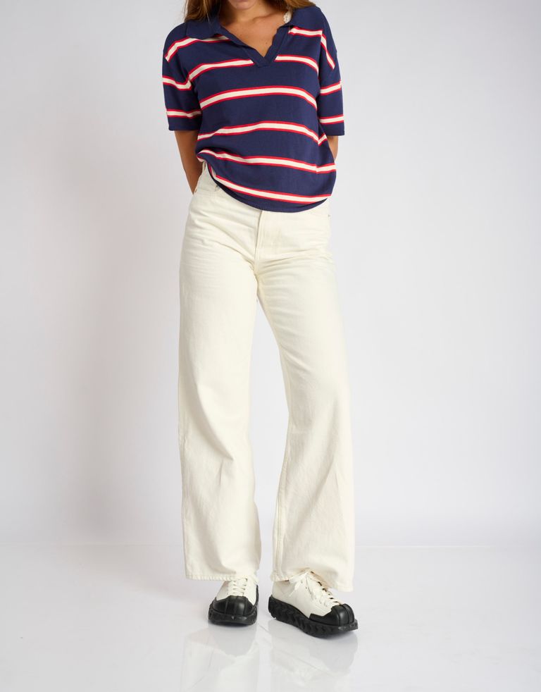 נעלי נשים - 4CCCCEES - סניקרס עור JABARA COMET - לבן2