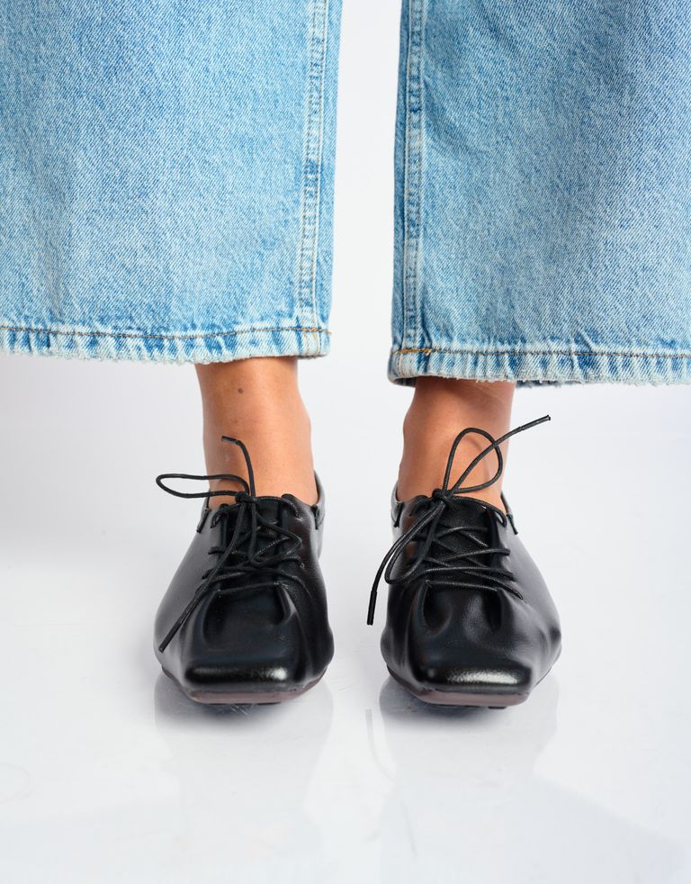 נעלי נשים - Yuko Imanishi - נעליים שטוחות CHUN - שחור4