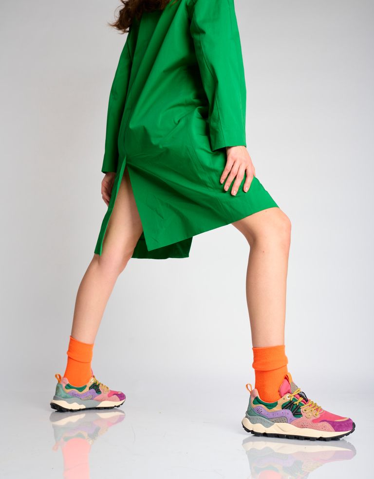 נעלי נשים - Flower Mountain - סניקרס YAMANO 3 - סגול   ירוק1