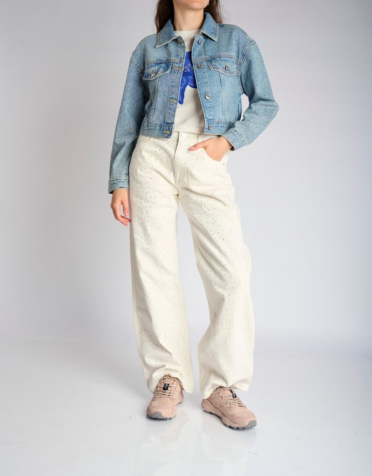 נעלי נשים - Flower Mountain - סניקרס עור YAMANO - ורוד בהיר2