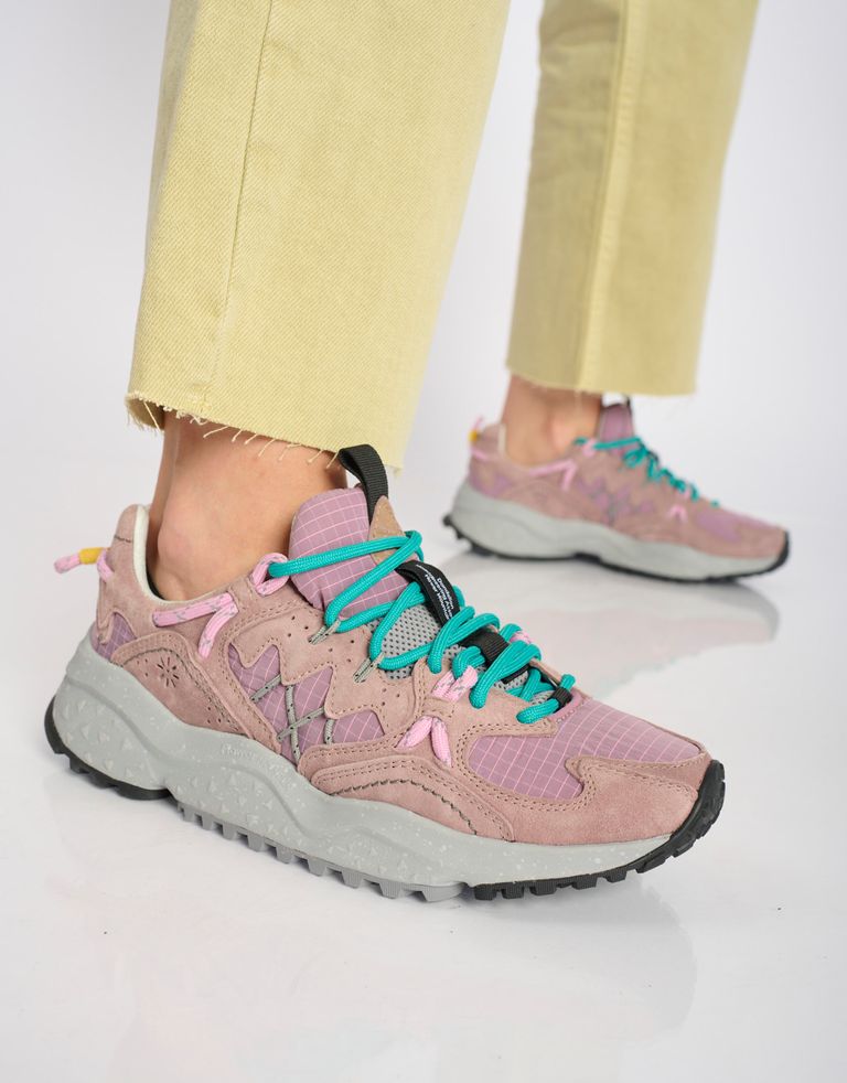 נעלי נשים - Flower Mountain - סניקרס זמש ובד YMABUSHI - לילך4