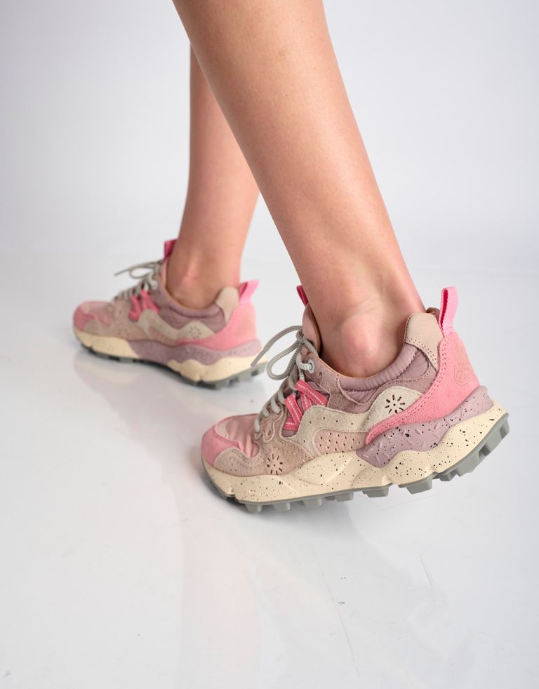 נעלי נשים - Flower Mountain - סניקרס YAMANO 3 - ורוד4