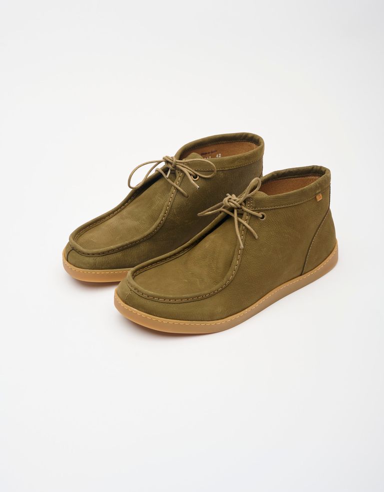 נעלי גברים - El Naturalista - נעלי עור גבוהות ORIGEN - ירוק2