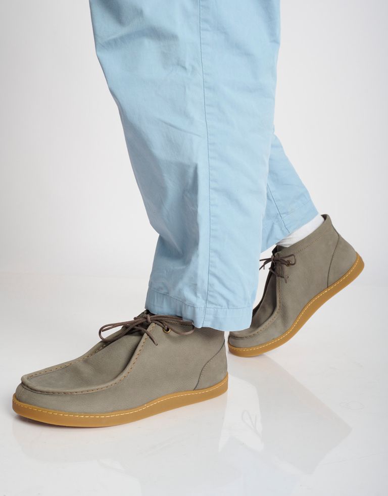 נעלי גברים - El Naturalista - נעלי עור גבוהות ORIGEN - אפור3