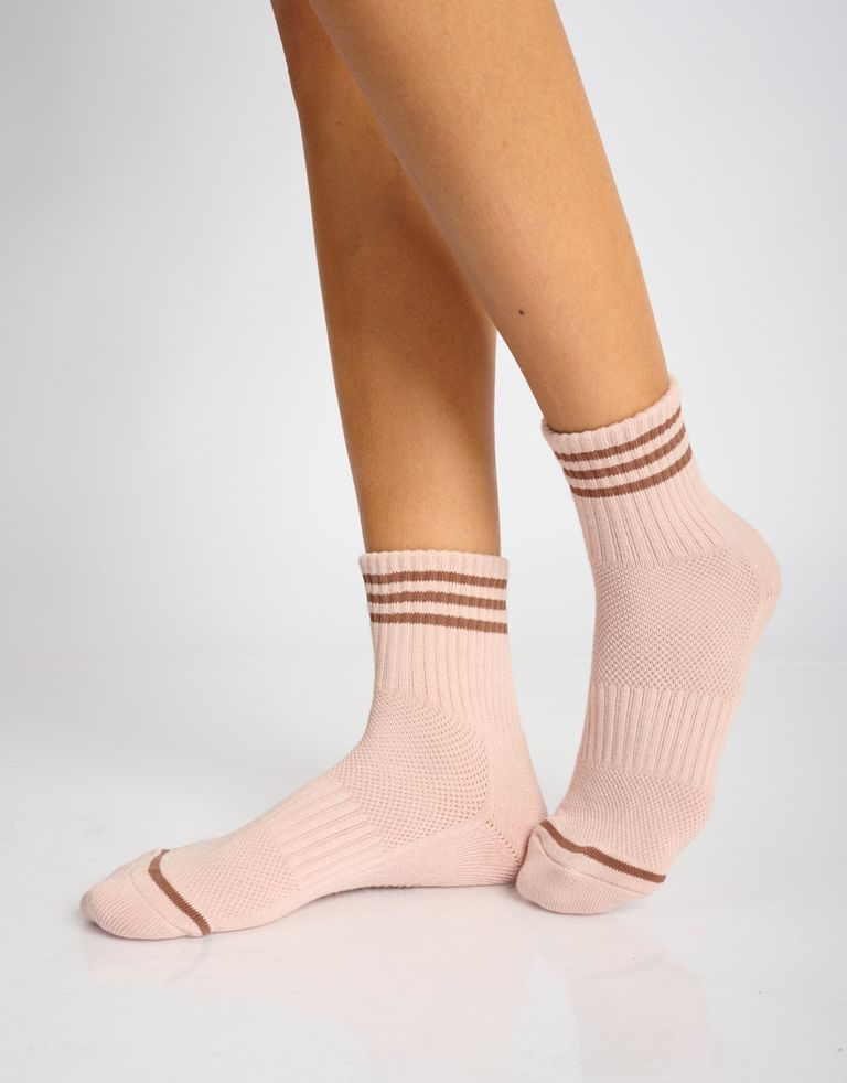 נעלי נשים - Le Bon Shoppe - גרביים GIRLFRIEND - ורוד2