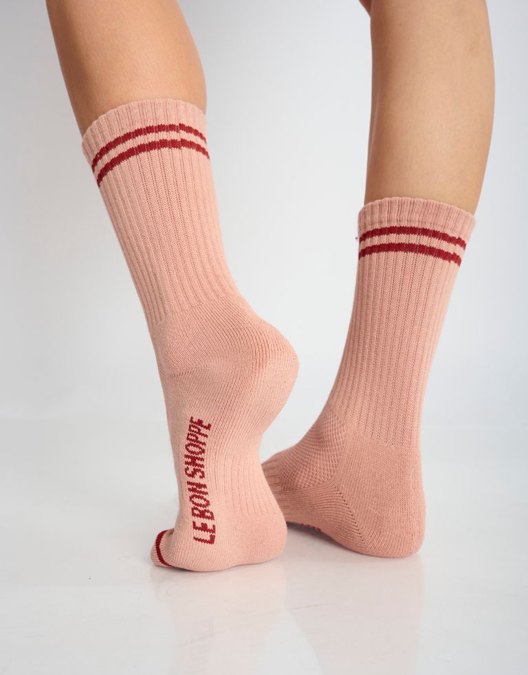 נעלי נשים - Le Bon Shoppe - גרביים BOYFRIEND - ורוד2