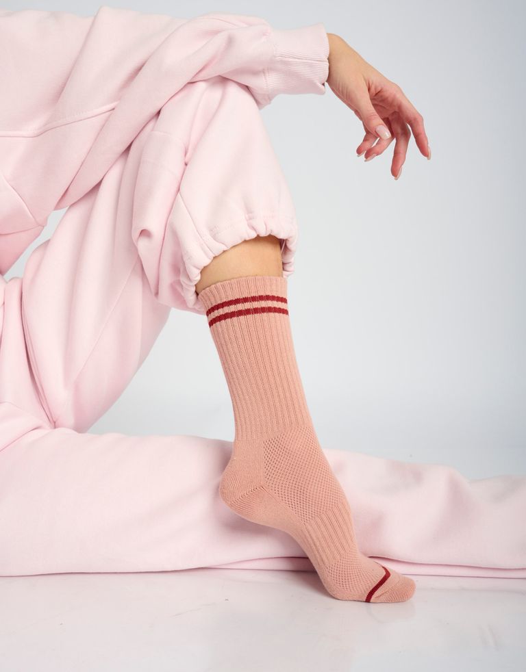 נעלי נשים - Le Bon Shoppe - גרביים BOYFRIEND - ורוד3